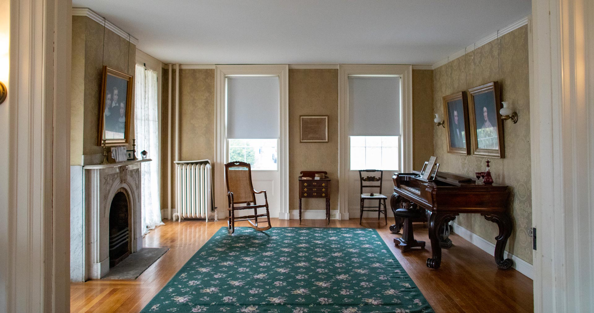 The parlor at the Homestead