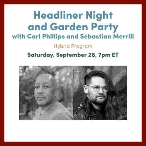 graphic for Late Night Garden Party - Tell It Slant 2024