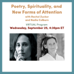 graphic Poetry, Spirituality, and New Forms of Attention - Tell It Slant 2024