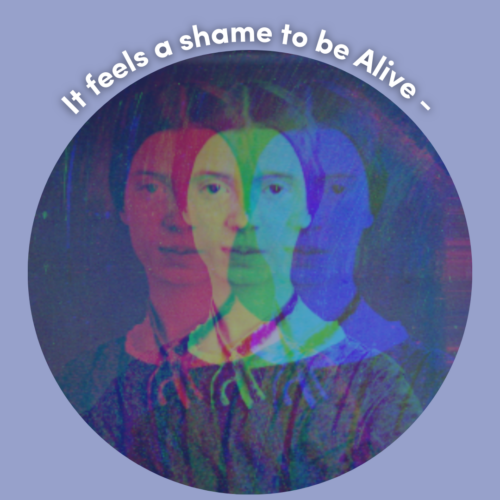 graphic delve into dickinson - It feels a shame to be Alive -